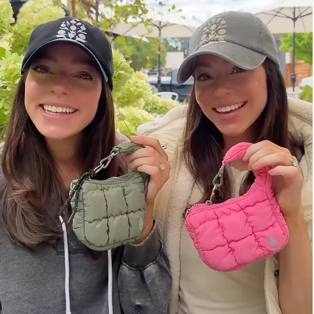 Free People Quilted Micro Pouch